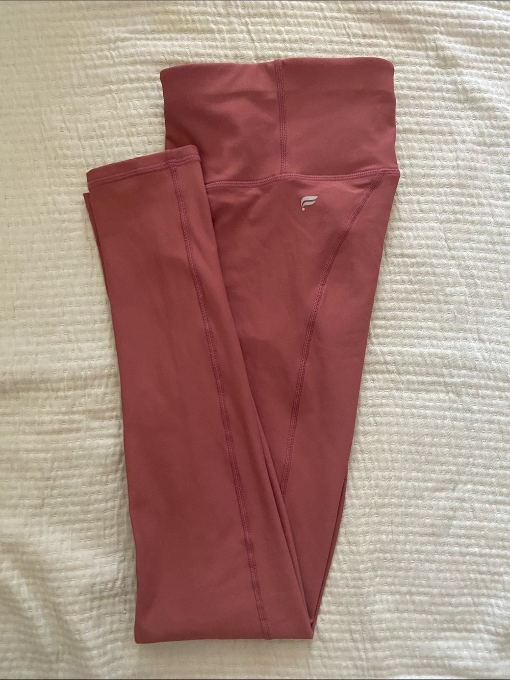 Fabletics Dusty Rose High-Waist Cold Weather Leggings